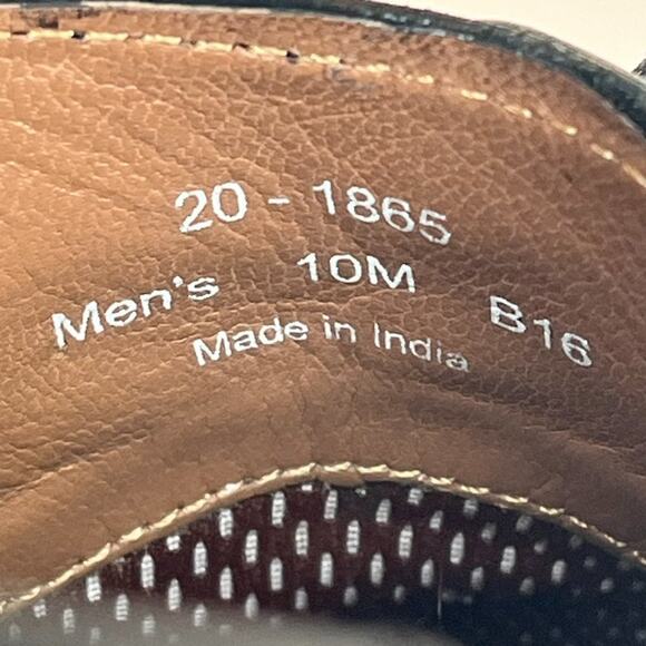 Johnston & Murphy Lewis Black Leather Wingtip Oxford Dress Shoes Men 10 main image 8